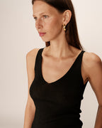 Paillette Top - Black