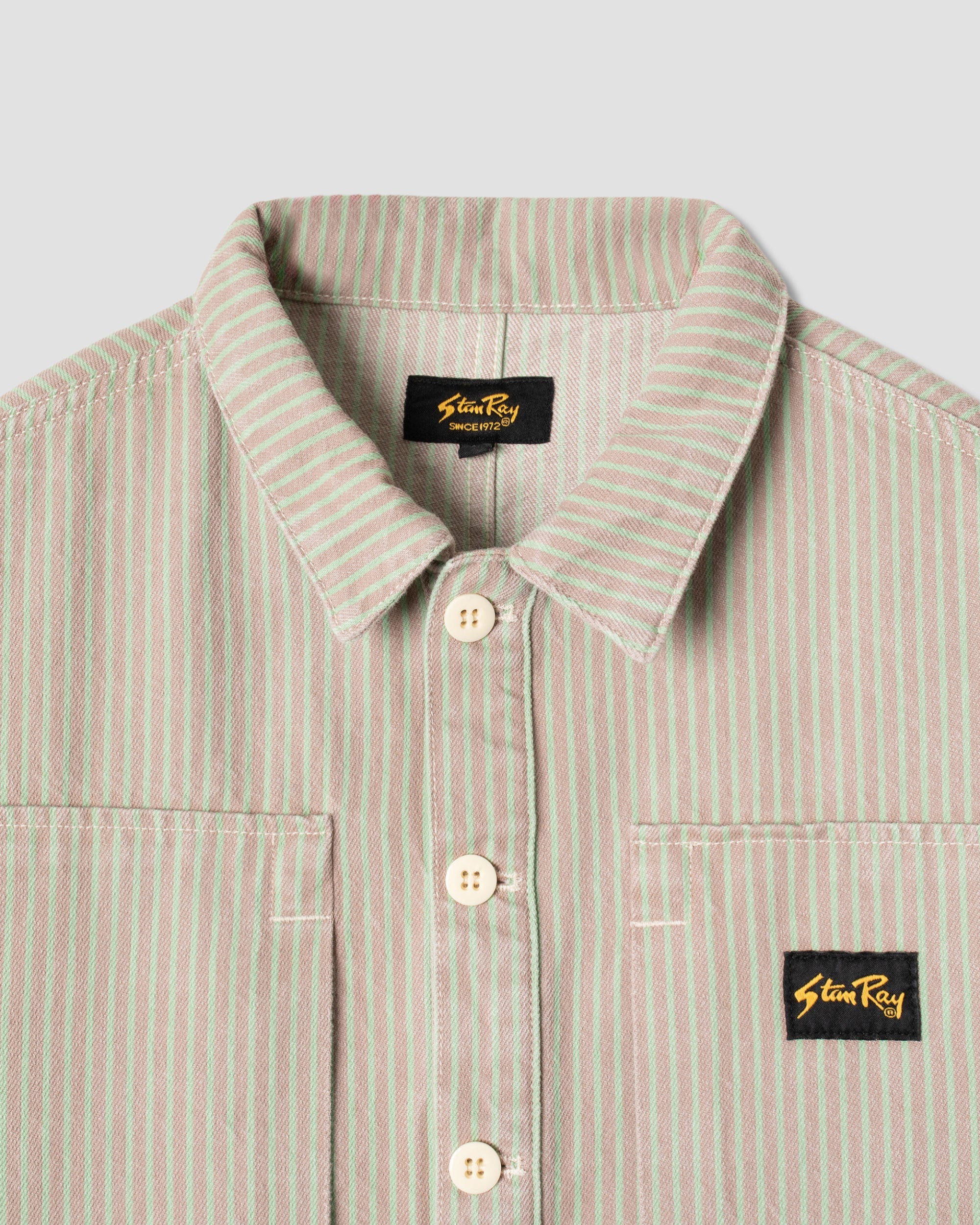 Painters Pop Over Shirt - Quiet Green Hickory
