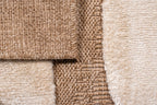 Rustic rug with beige relief pattern: PAL9491BLA PALMA