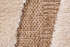 Rustic rug with beige relief pattern: PAL9491BLA PALMA