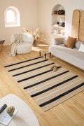 Jute look rug - Palma - Checkerboard border pattern (Copy) PALMA