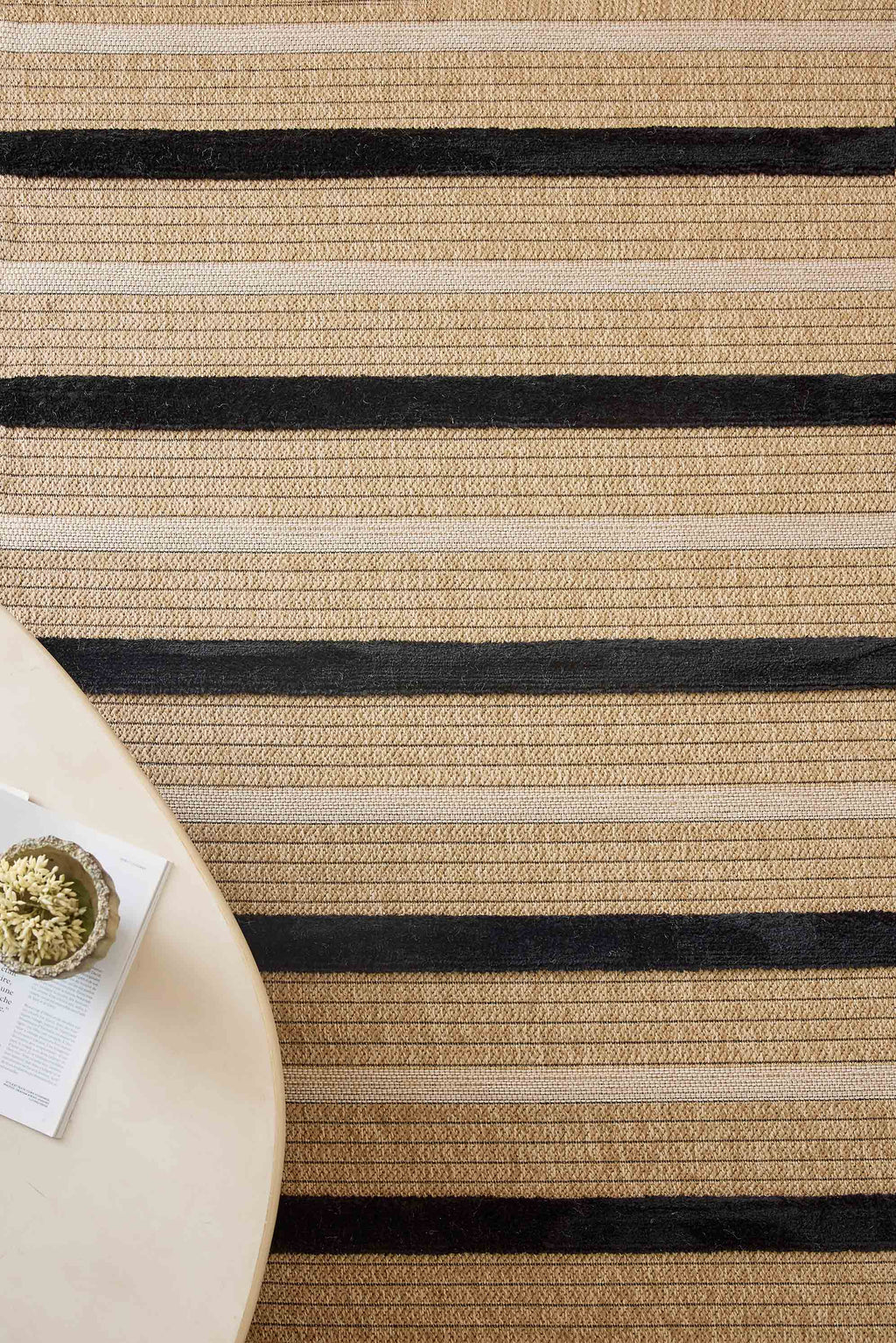 Jute look rug - Palma - Checkerboard border pattern (Copy) PALMA