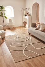 Palma carpet 9494 white: PAL9494BLA PALMA