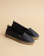 Espadrilles Paloma - Toile Glitter Marine - Femme