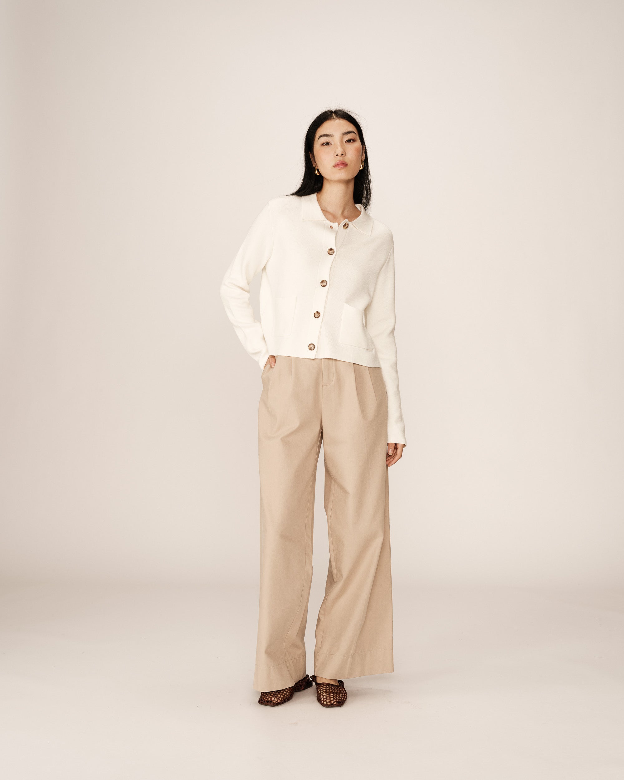 Cardigan Pam - Ecru