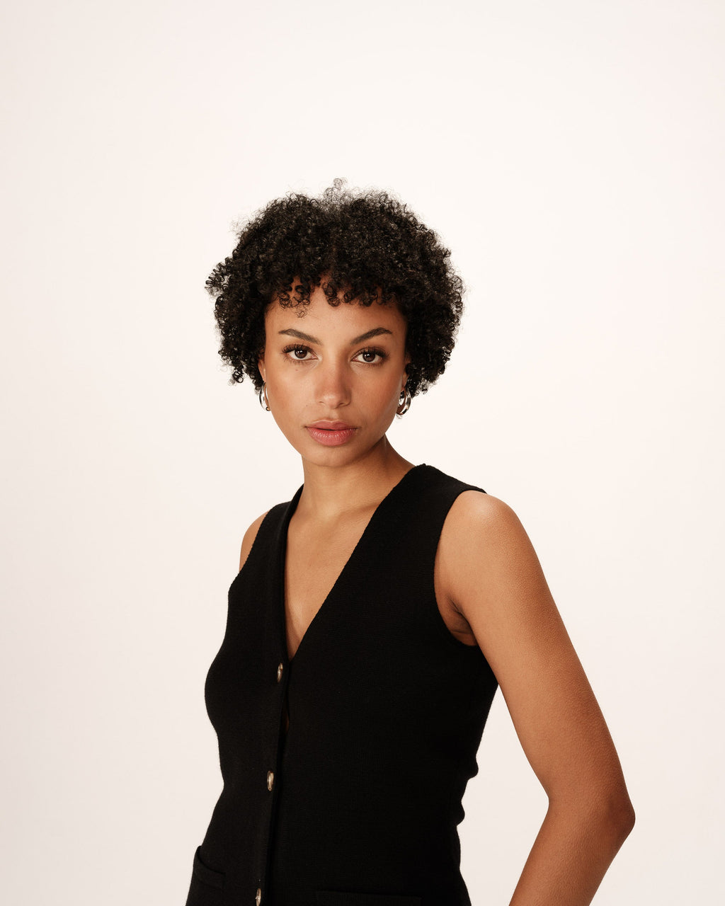 Gilet Panama - Noir