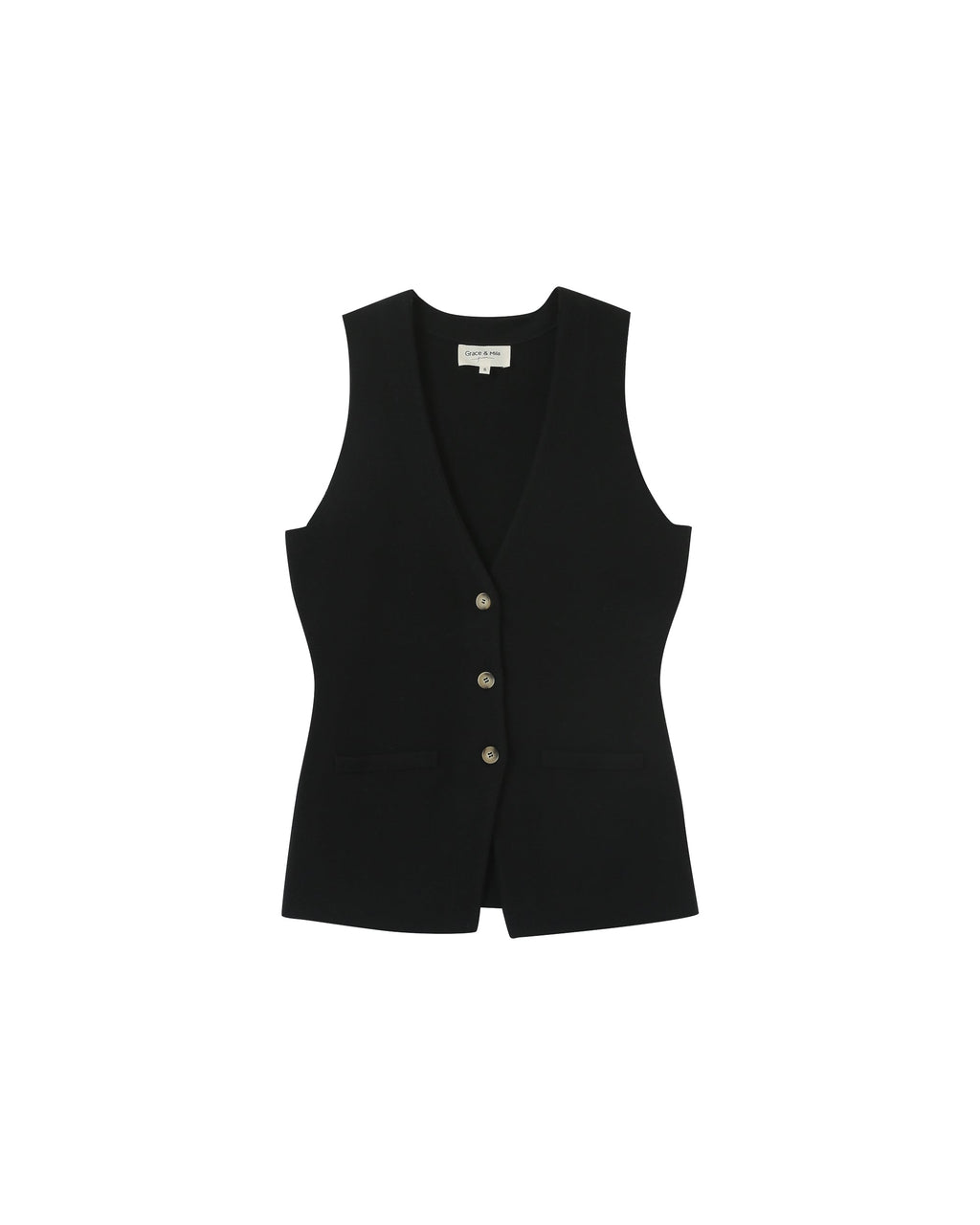 Gilet Panama - Noir