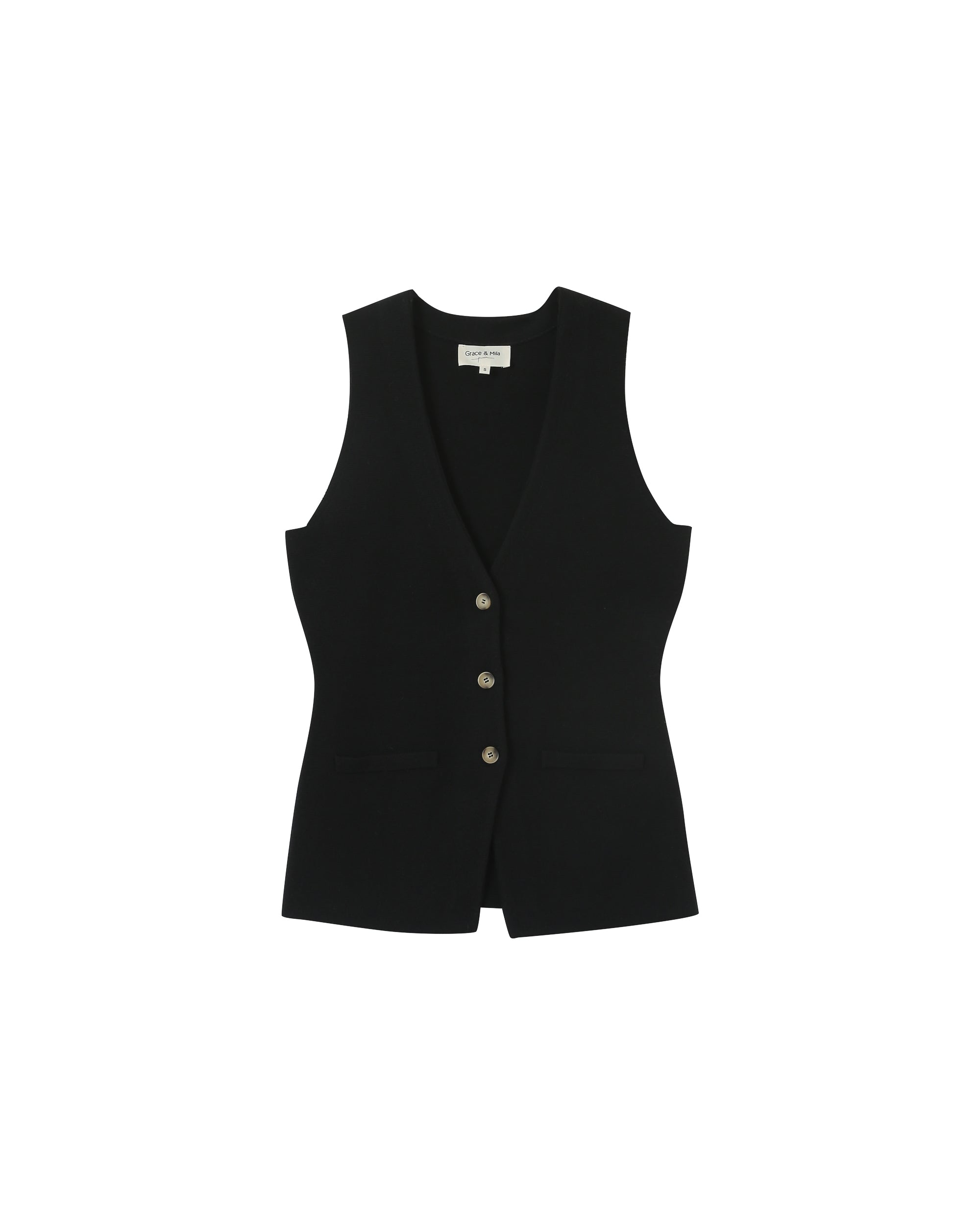 Gilet Panama - Noir