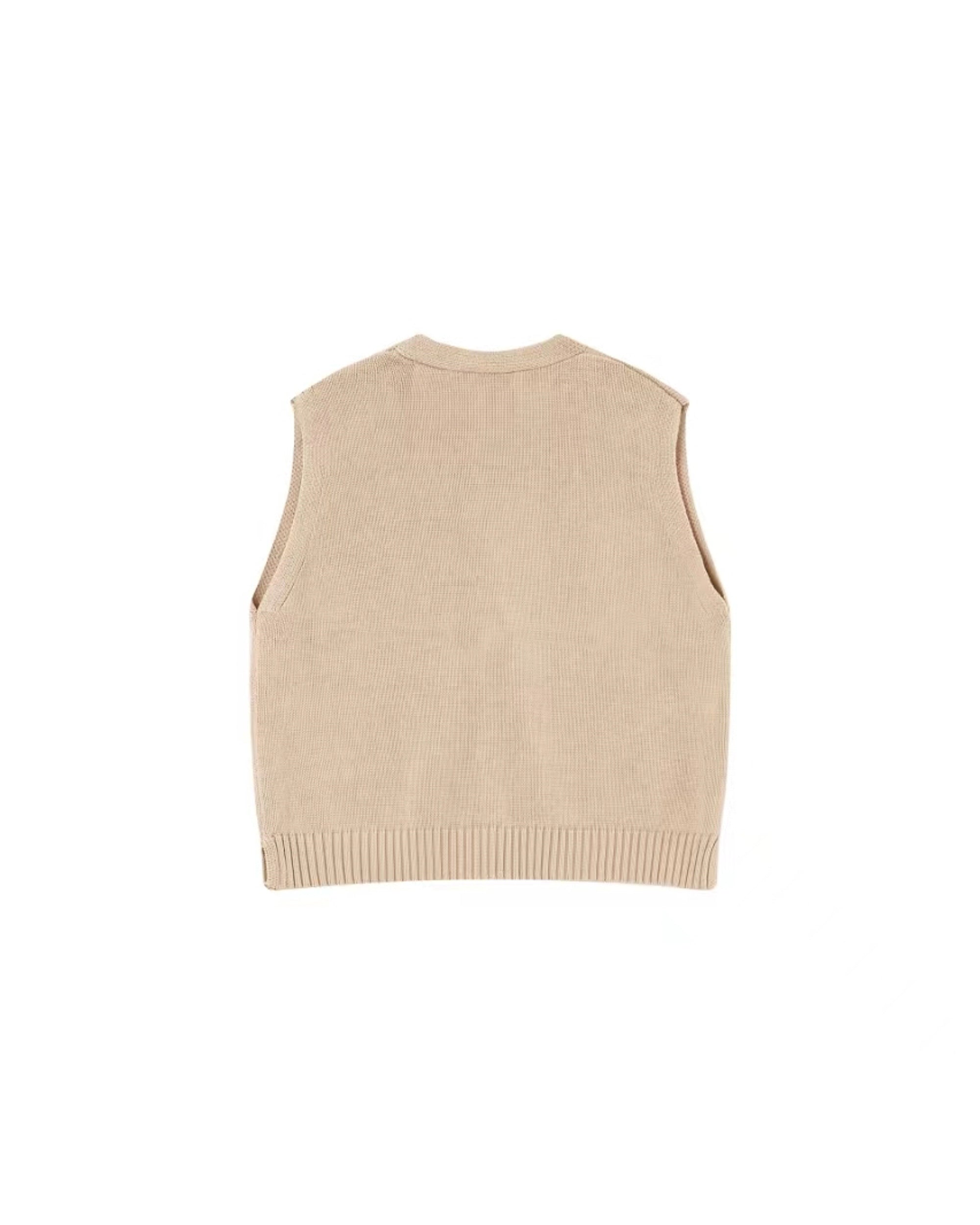 Ecru Pancake Vest