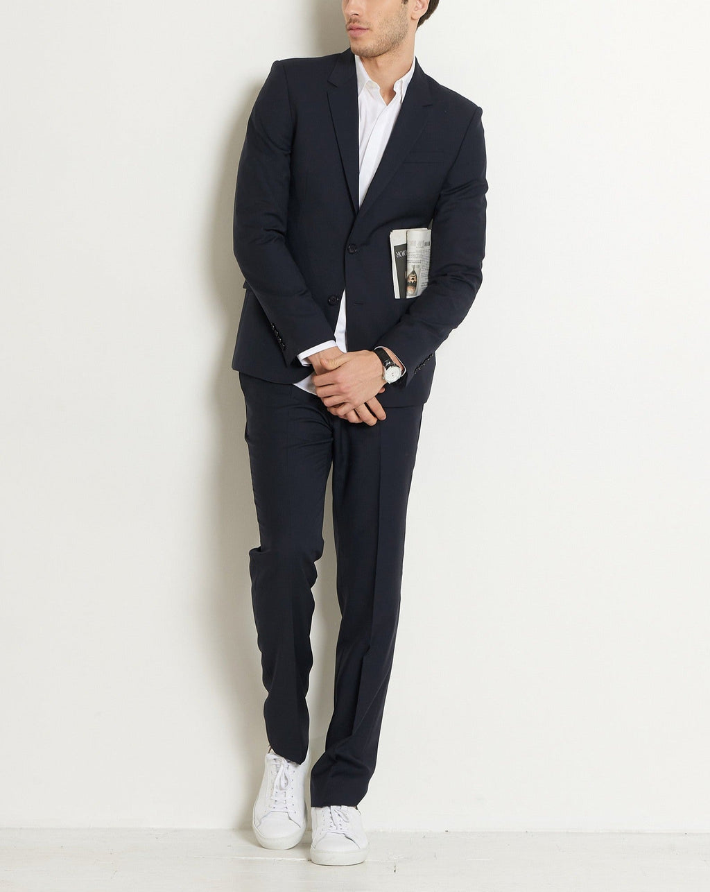 Maison Standards - Pantalón de traje - Azul - Hombre