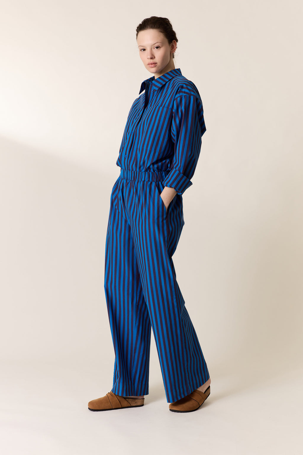 Partos Stripe Trousers