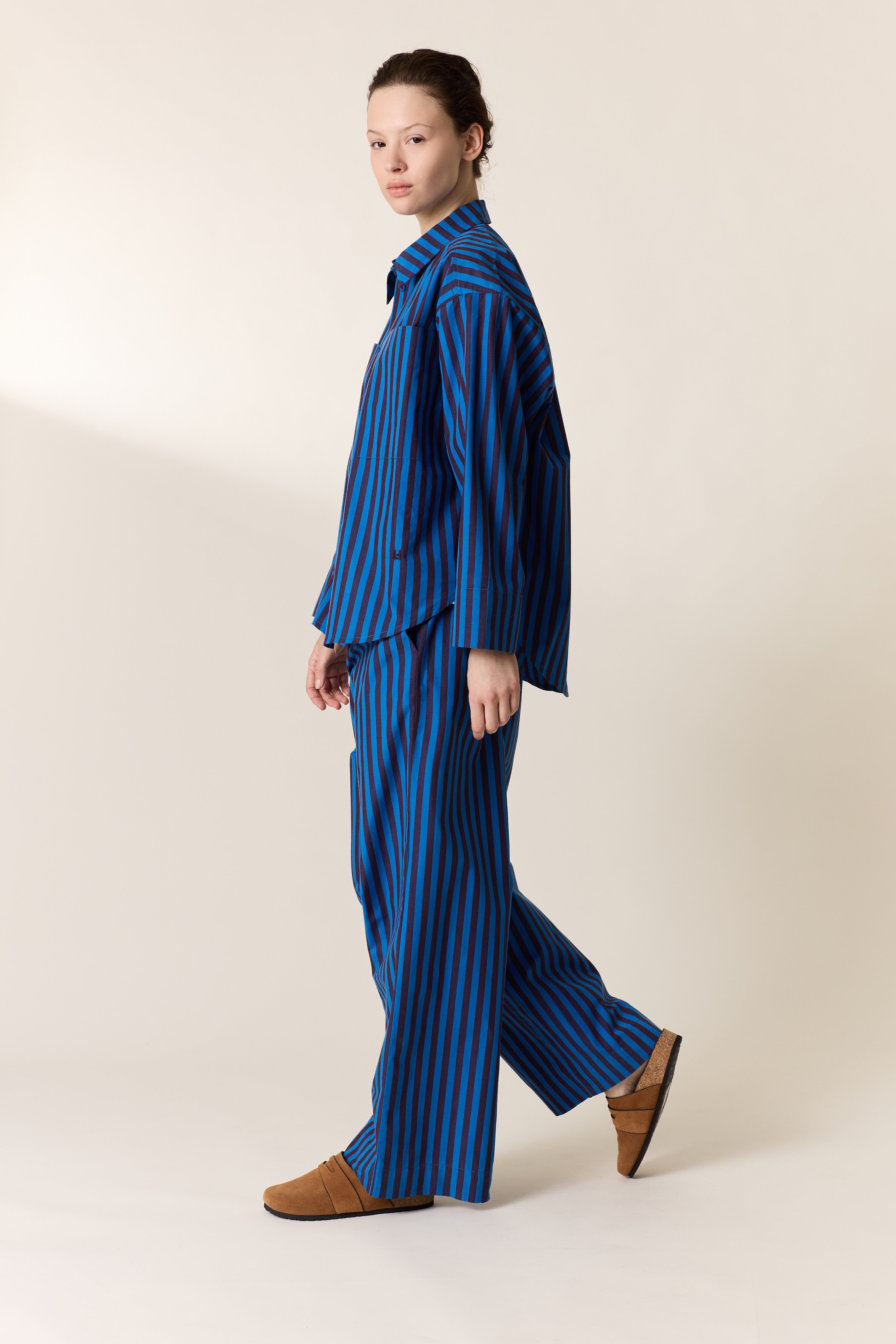 Partos Stripe Trousers