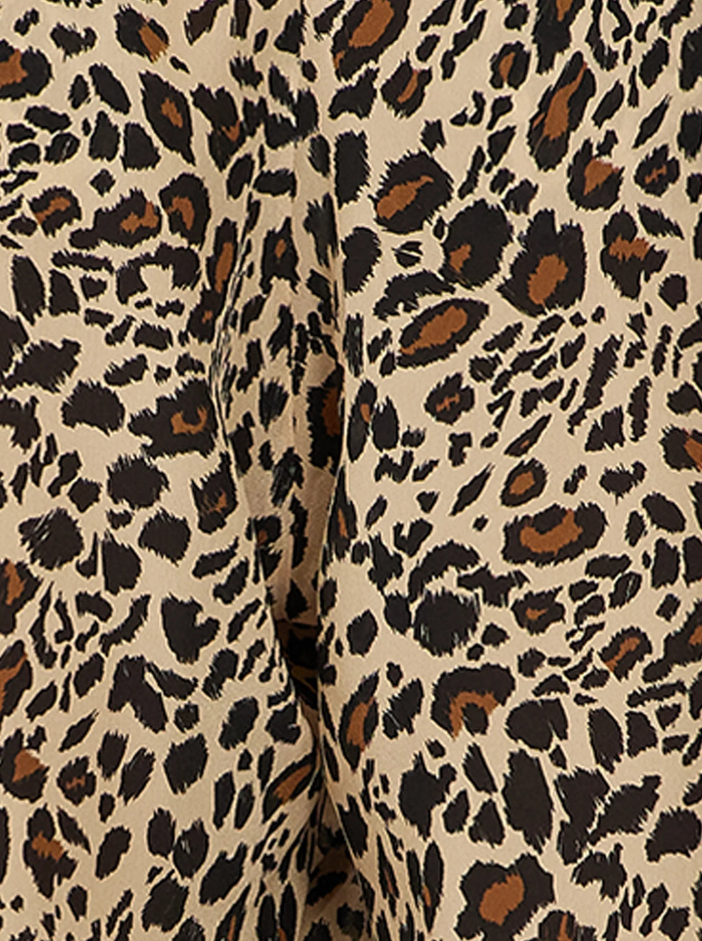 Pantalon Sakis À Imprimé Léopard Soyeux