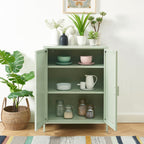 Buffet - Metal - Verde Almendra