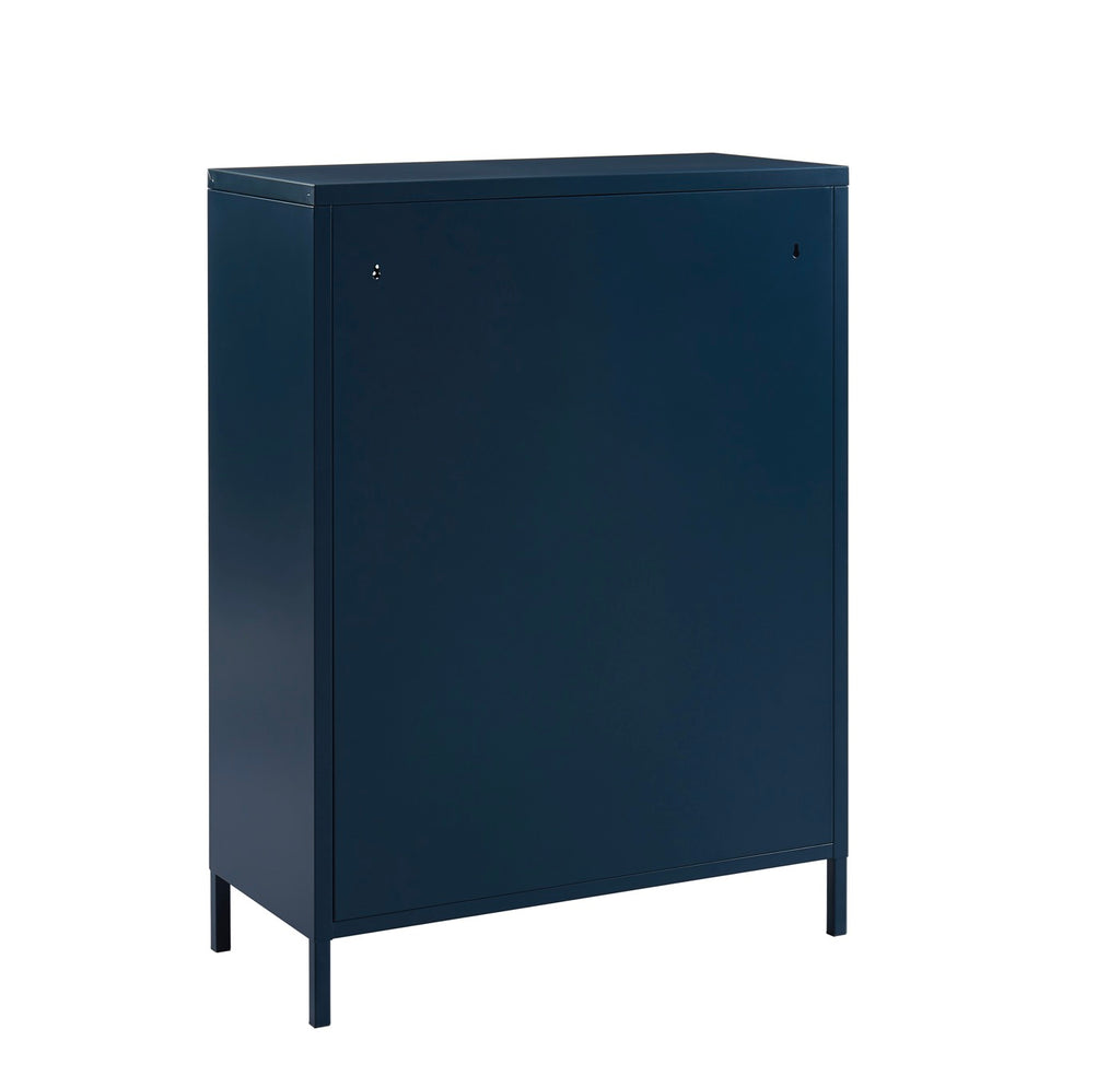 Buffet - Métal - Bleu Nuit