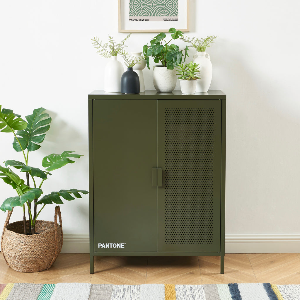 Buffet - Métal - Vert Olive