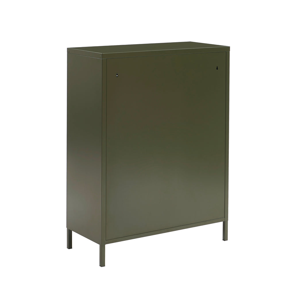 Buffet - Métal - Vert Olive