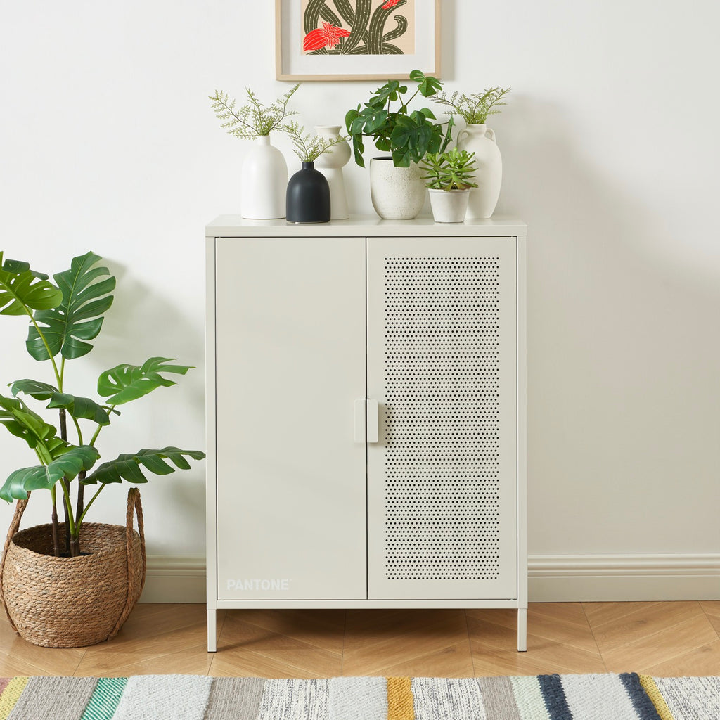 Sideboard - Metal - Sand Beige
