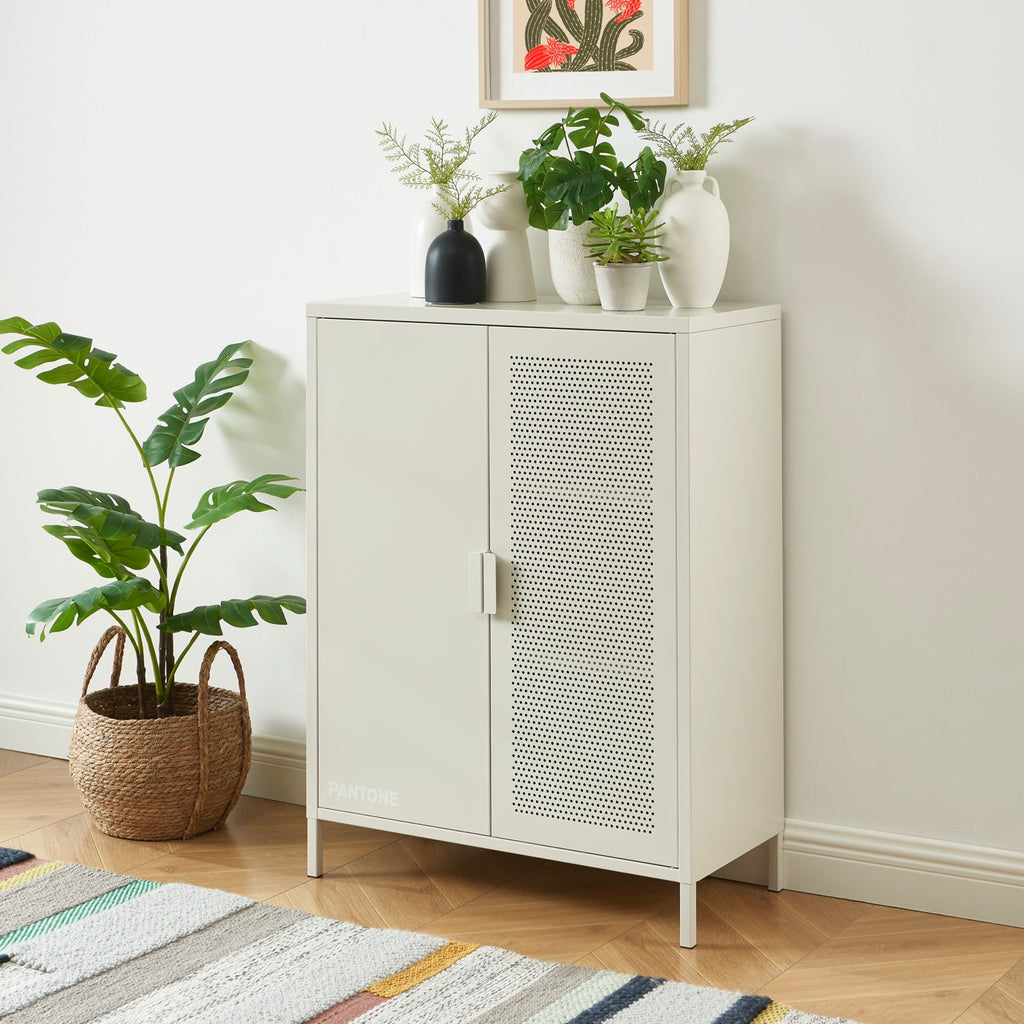 Sideboard - Metal - Sand Beige
