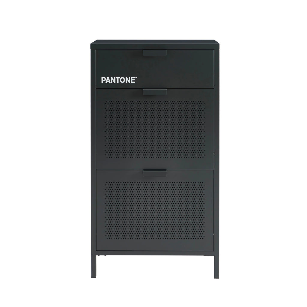 Shoe Cabinet - Metal - Anthracite Gray