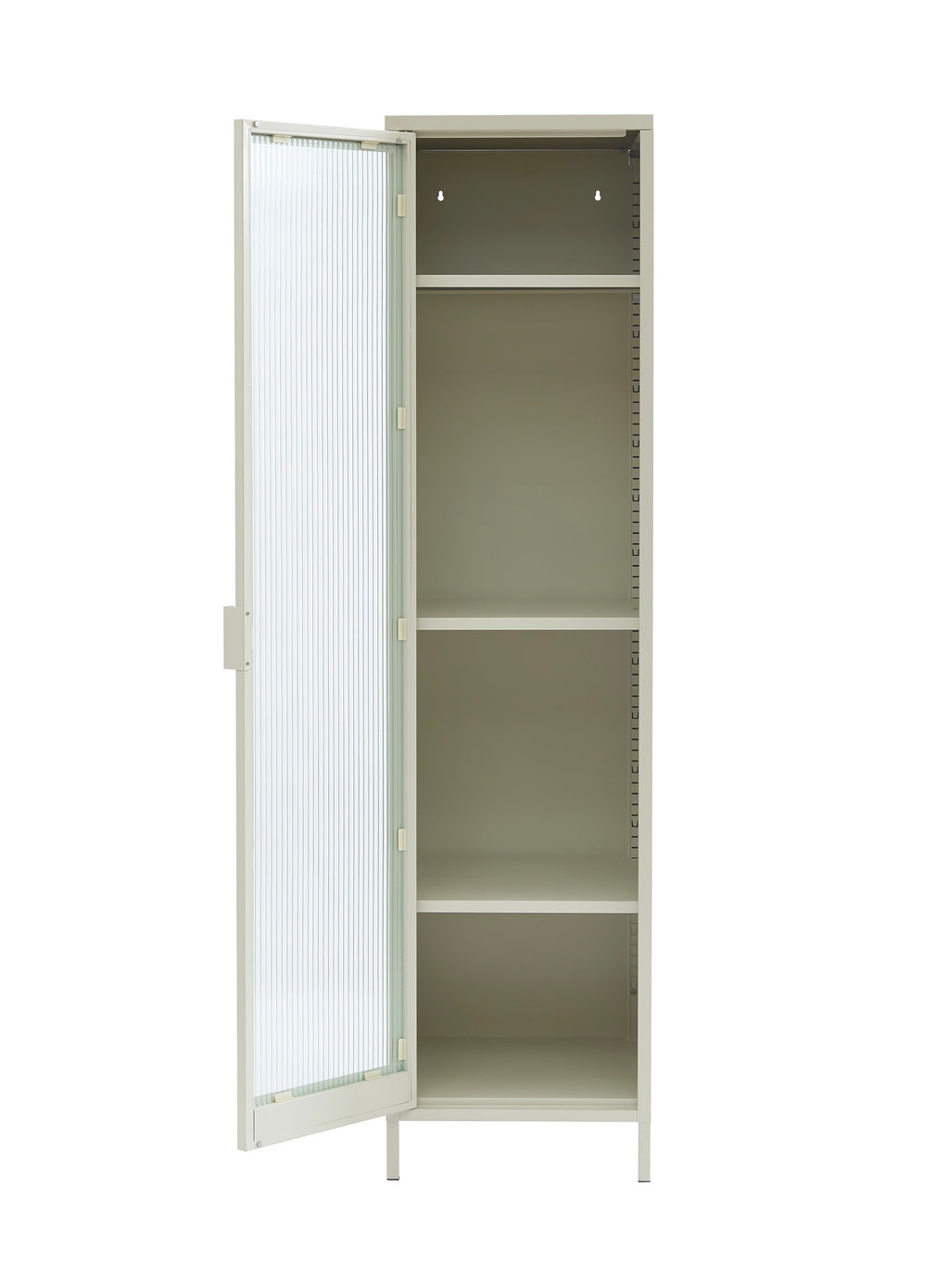 Vestiaire - Beige Sable - Porte En Verre Cannelé