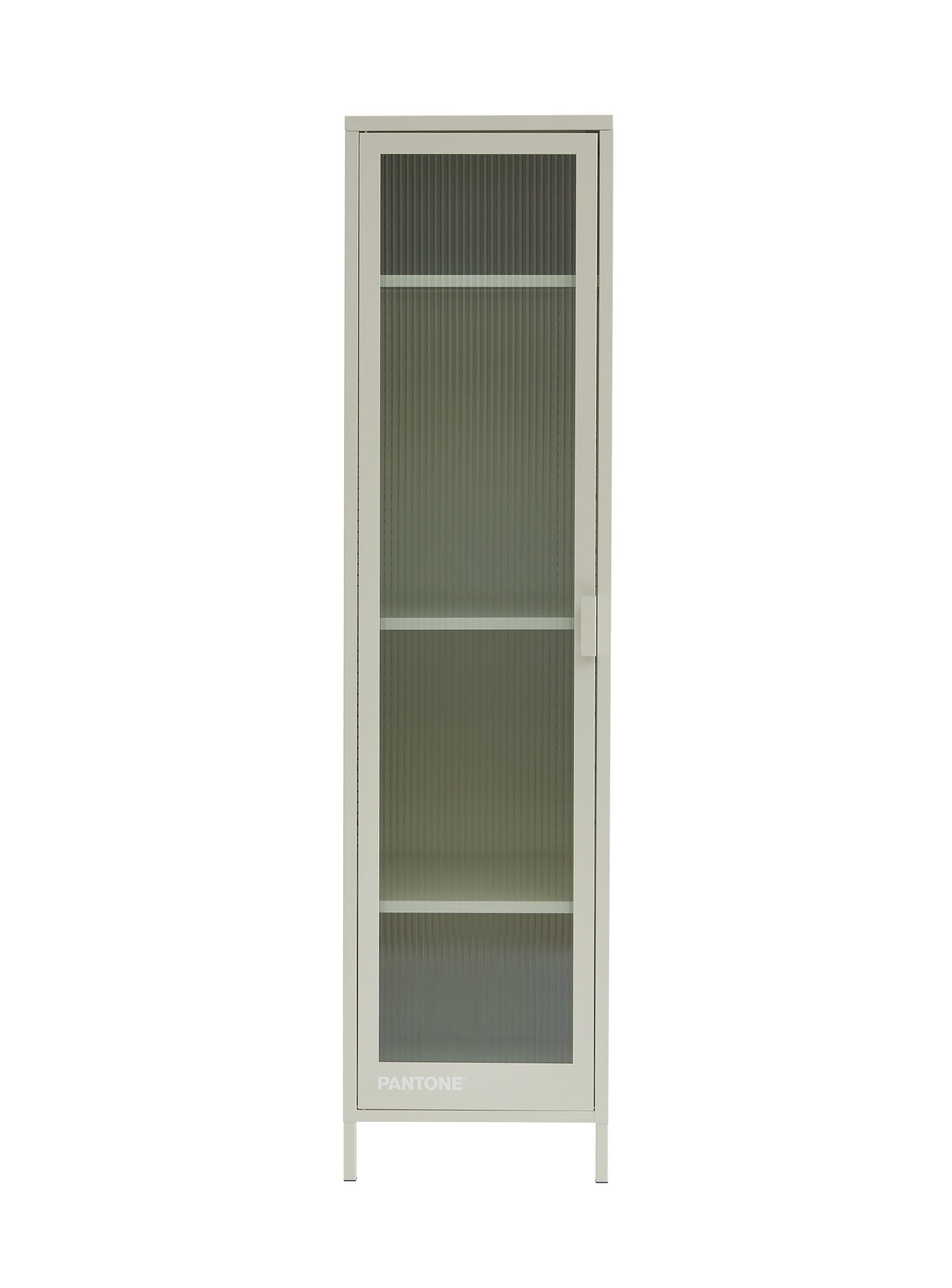 Vestiaire - Beige Sable - Porte En Verre Cannelé