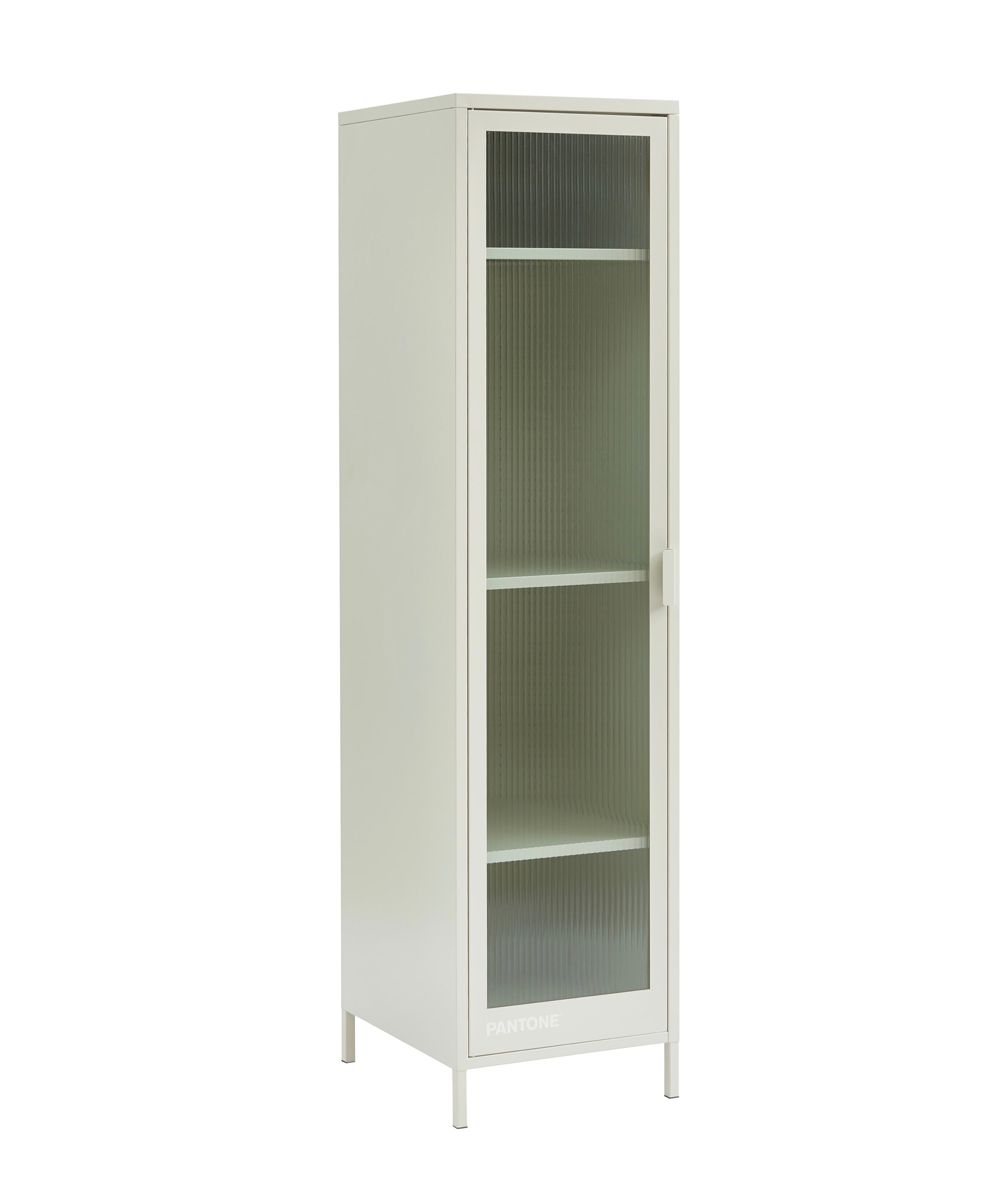 Vestiaire - Beige Sable - Porte En Verre Cannelé