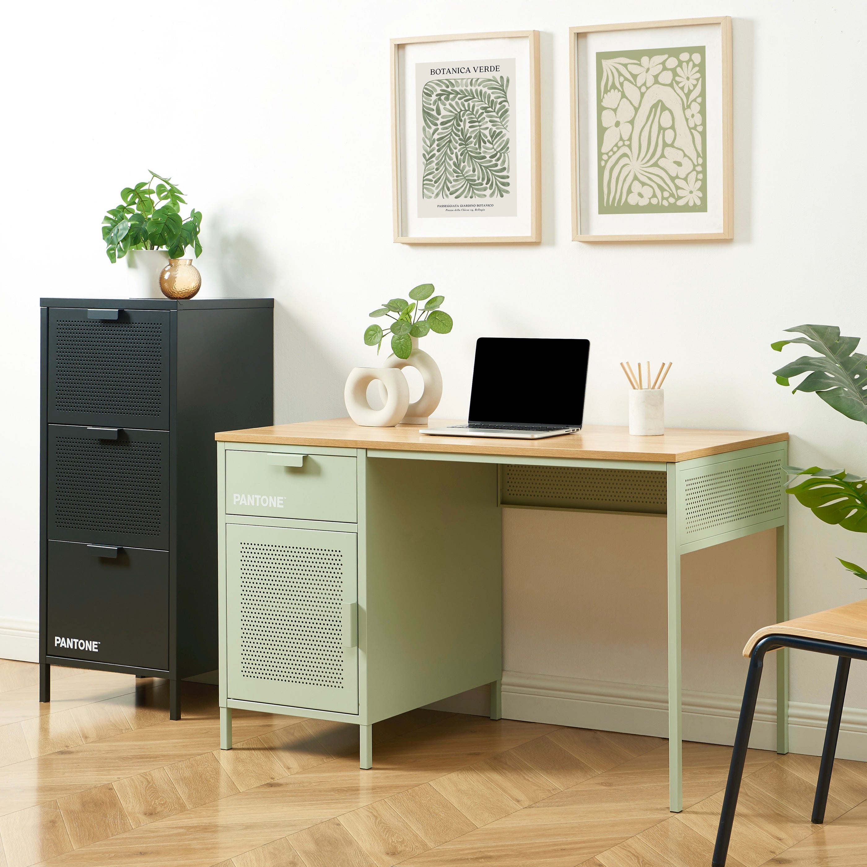 Bureau - Métal - Vert Amande