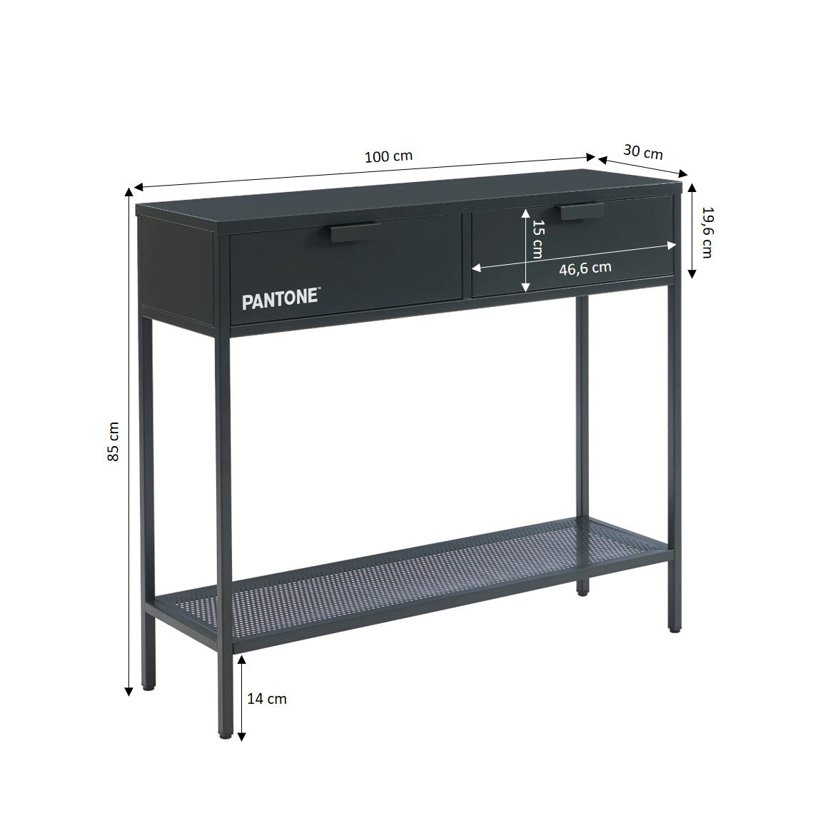 Console - Métal - Anthracite