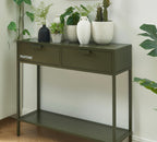 Console - Metal - Dark Olive Green