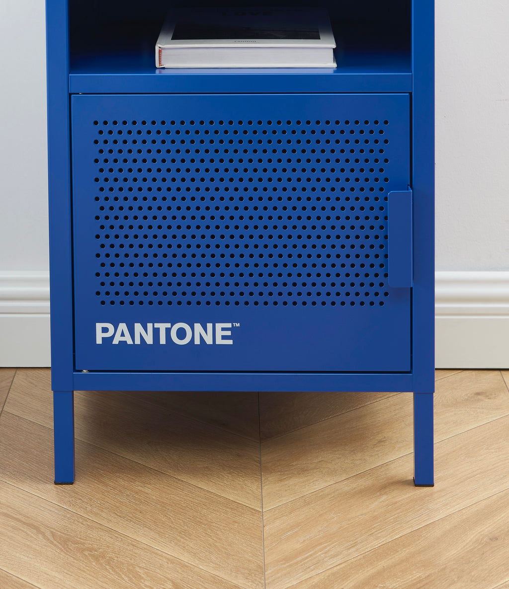 Bedside Table - Metal - Electric Blue