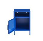 Bedside Table - Metal - Electric Blue