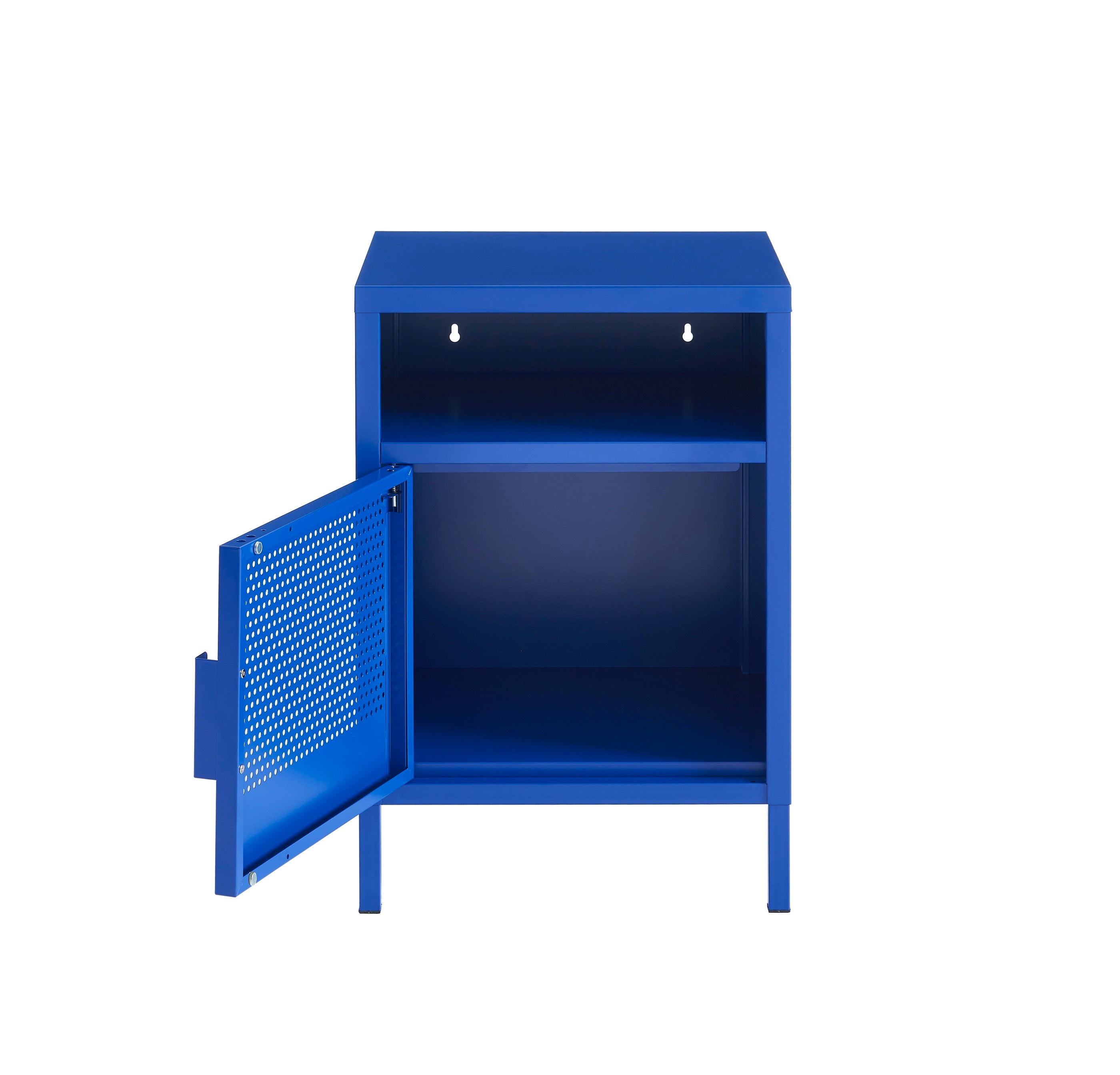 Bedside Table - Metal - Electric Blue