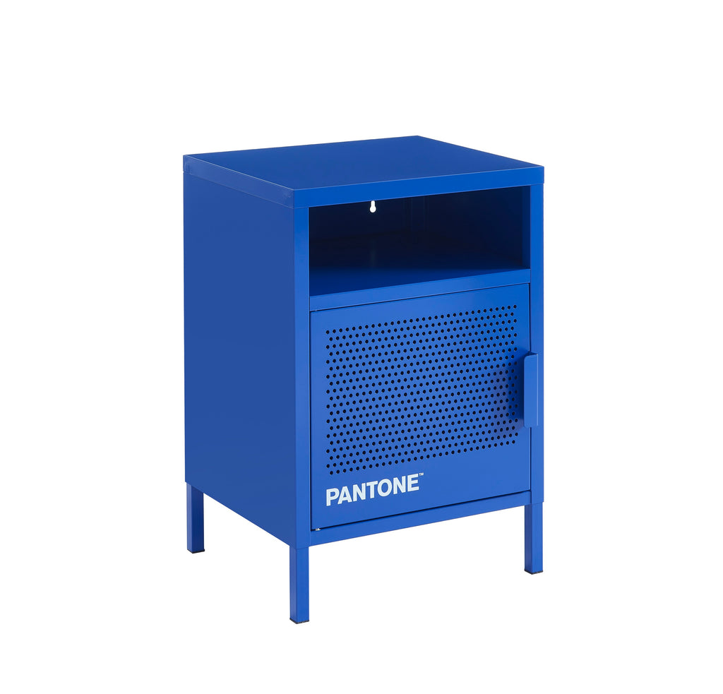 Bedside Table - Metal - Electric Blue