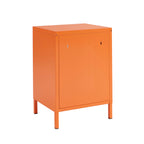 Table De Chevet - Métal - Orange