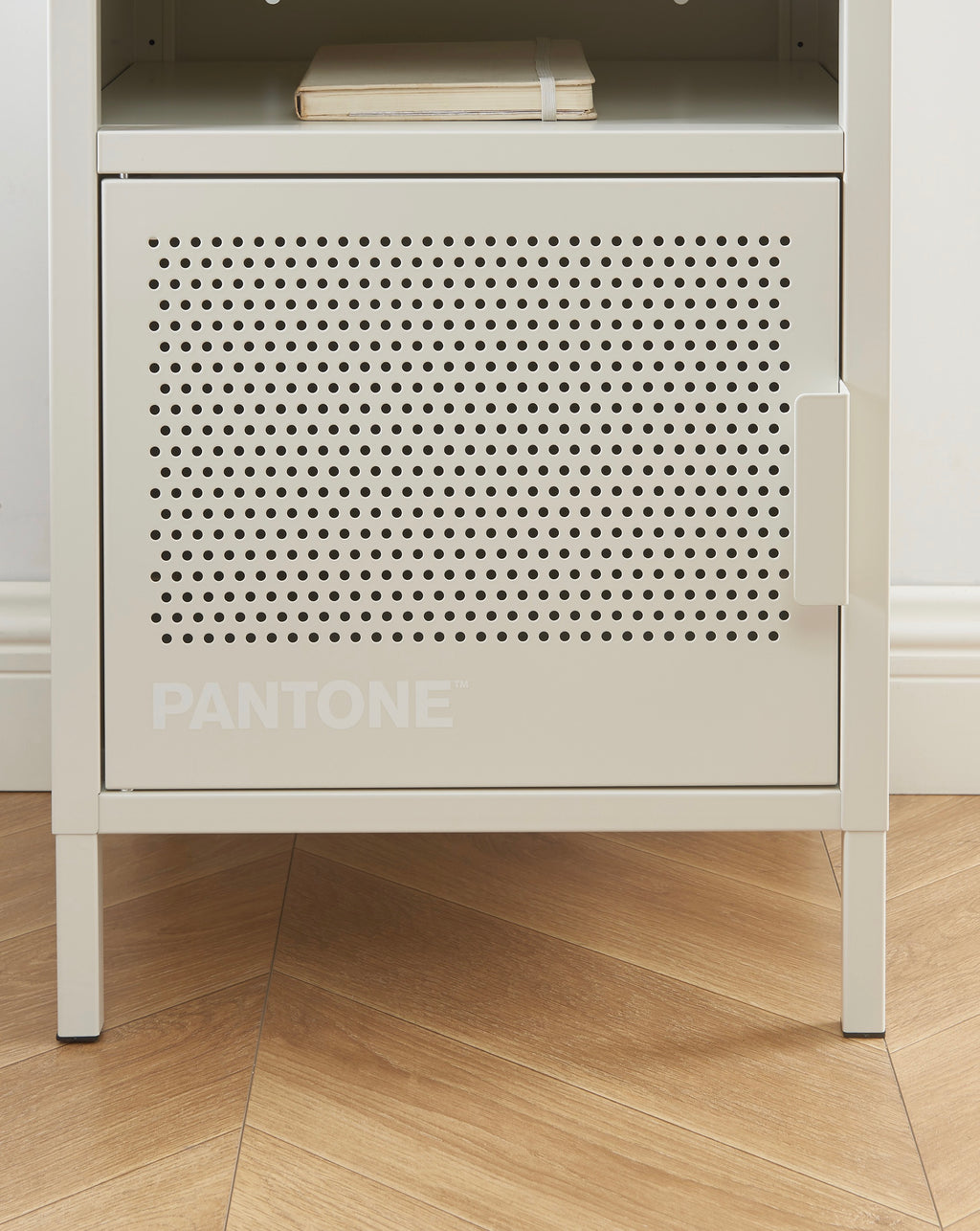 Table De Chevet - Métal - Beige Sable