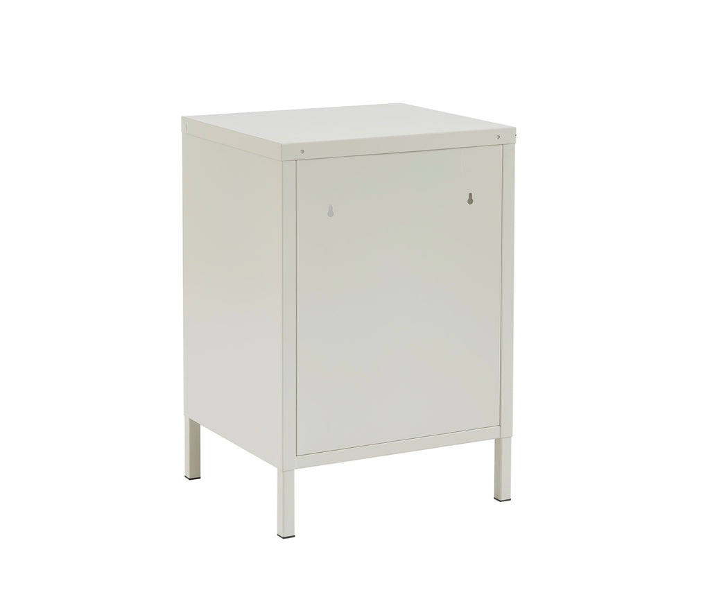 Table De Chevet - Métal - Beige Sable