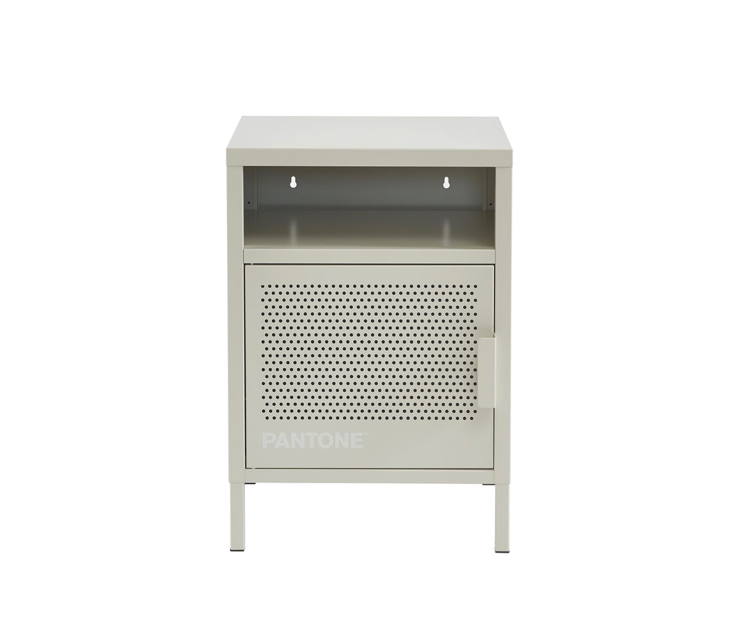 Table De Chevet - Métal - Beige Sable
