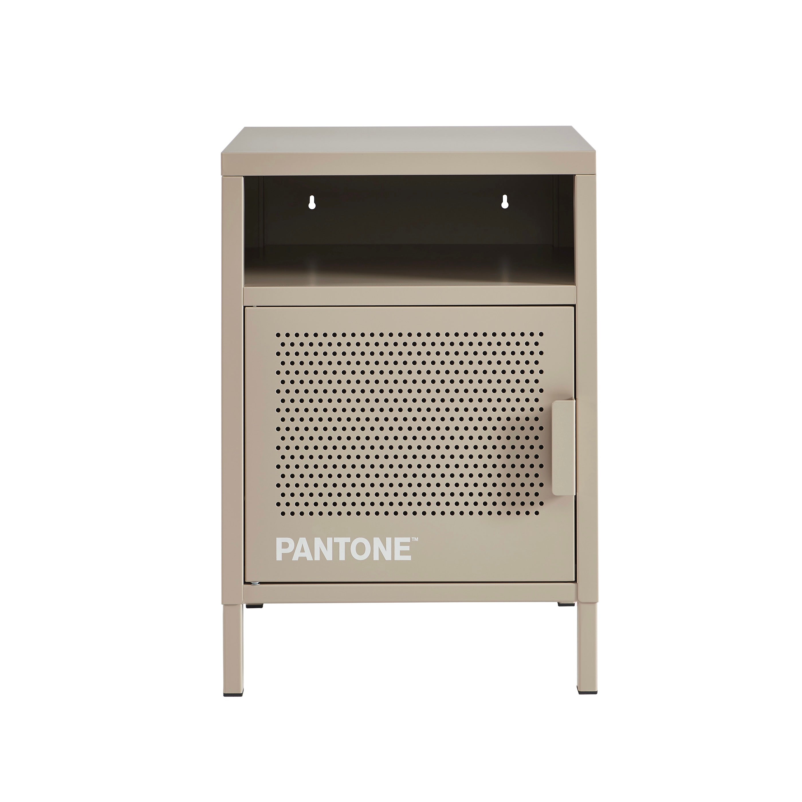 Table De Chevet - Métal - Taupe