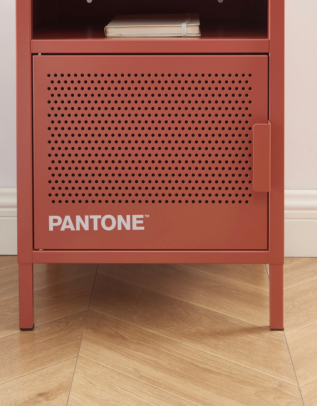 Bedside Table - Metal - Terracotta