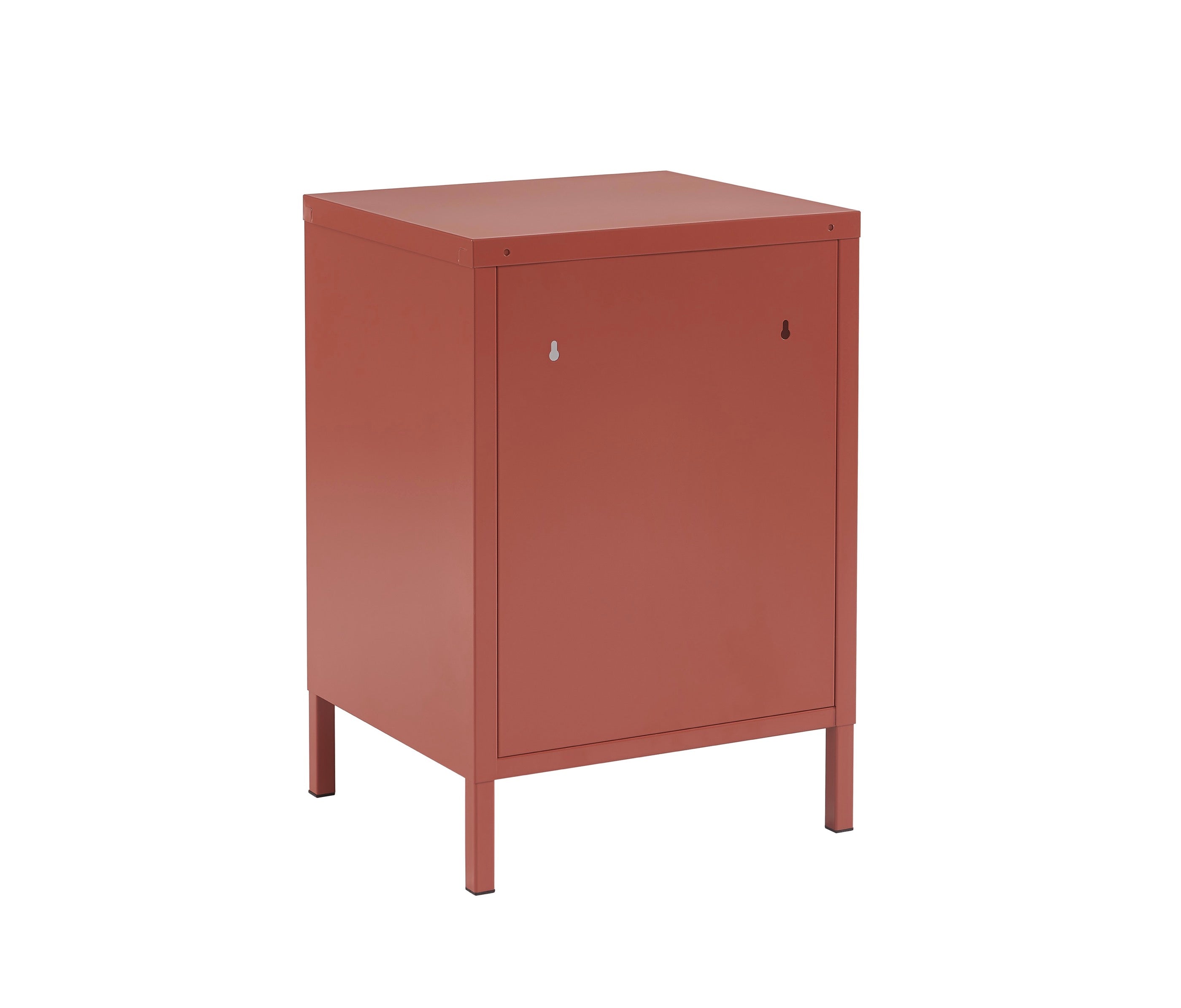 Bedside Table - Metal - Terracotta