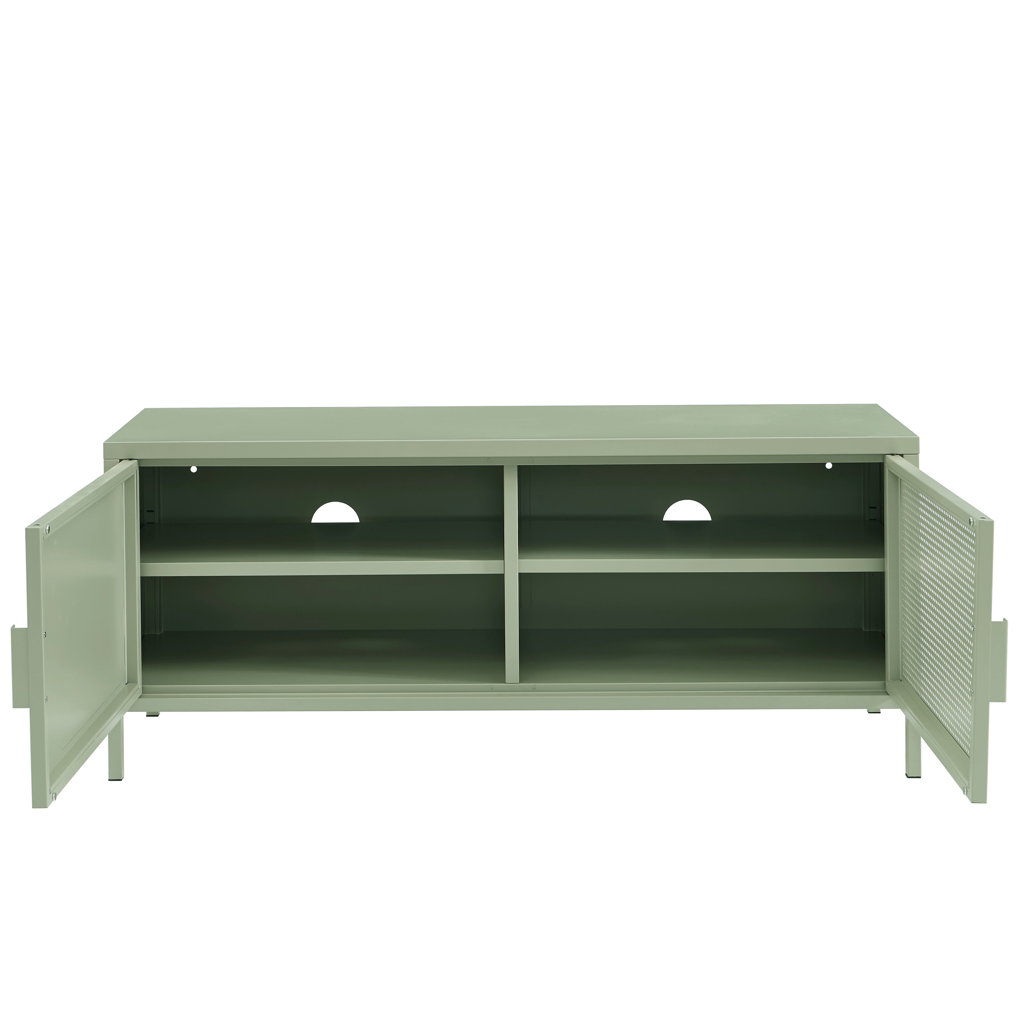 TV Unit - Metal - Almond Green