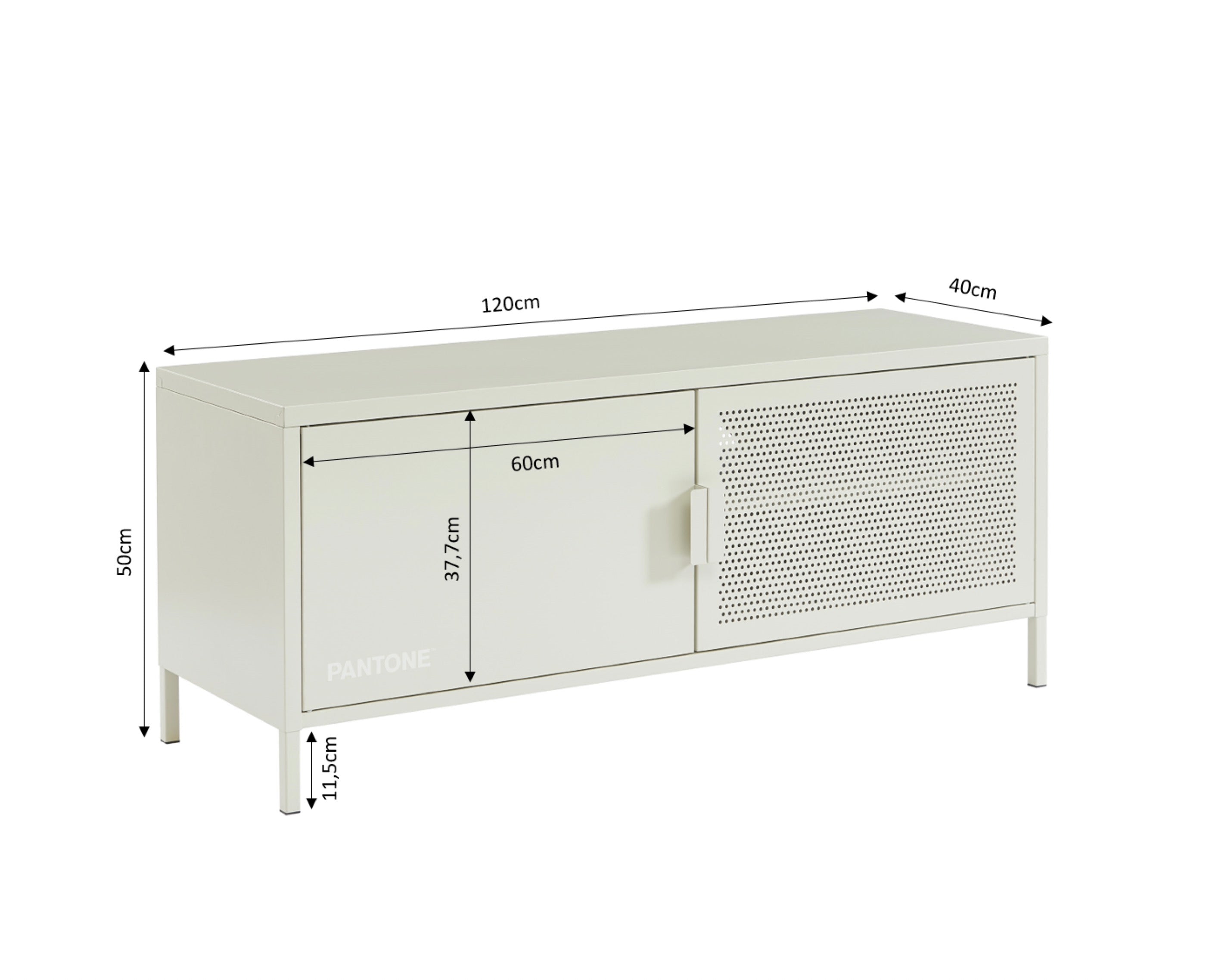 Mueble TV - Metal - Beige Arena
