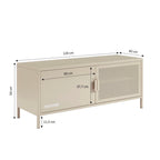 Mueble TV - Metal - Gris topo