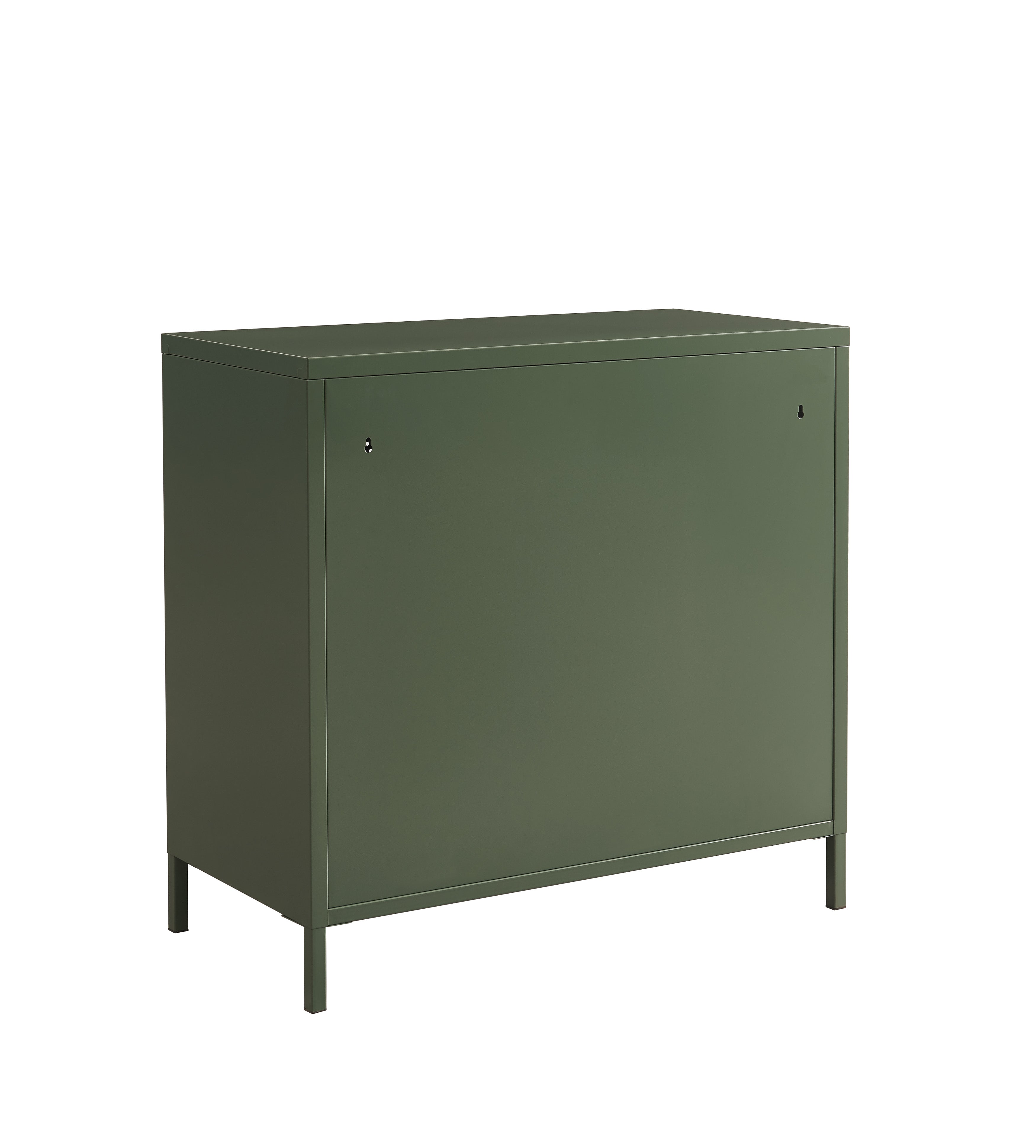Chest of Drawers - Metal - Olive Green - 4 Drawers
