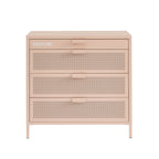 Commode - Métal - Rose Blush - 4 Tiroirs