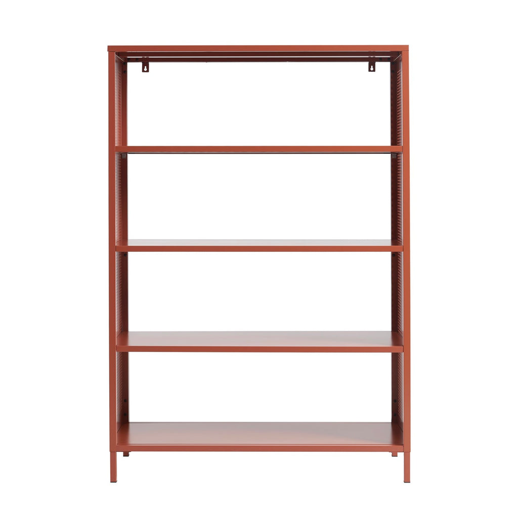 Bookcase - Metal - Terracotta