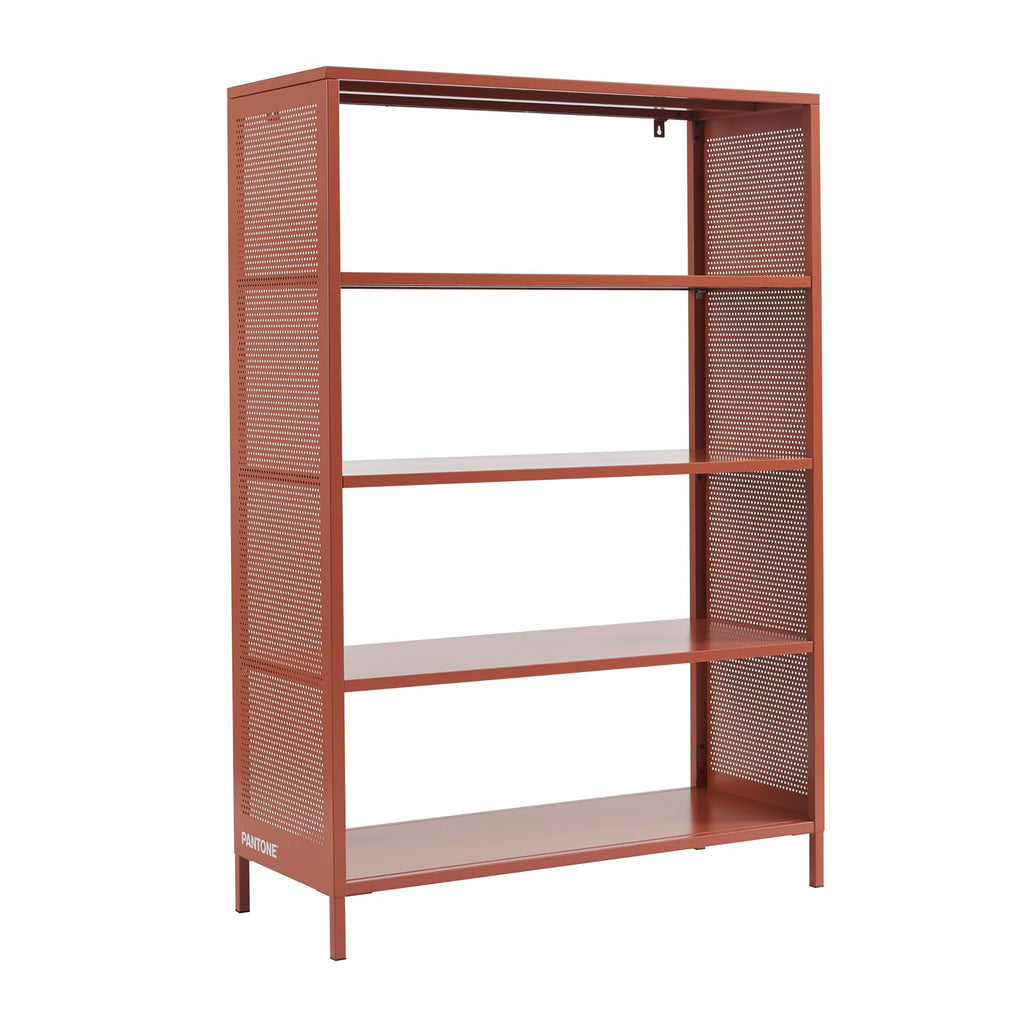 Bookcase - Metal - Terracotta