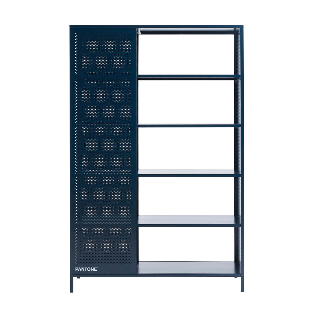 Bibliothèque - Métal - Bleu Nuit