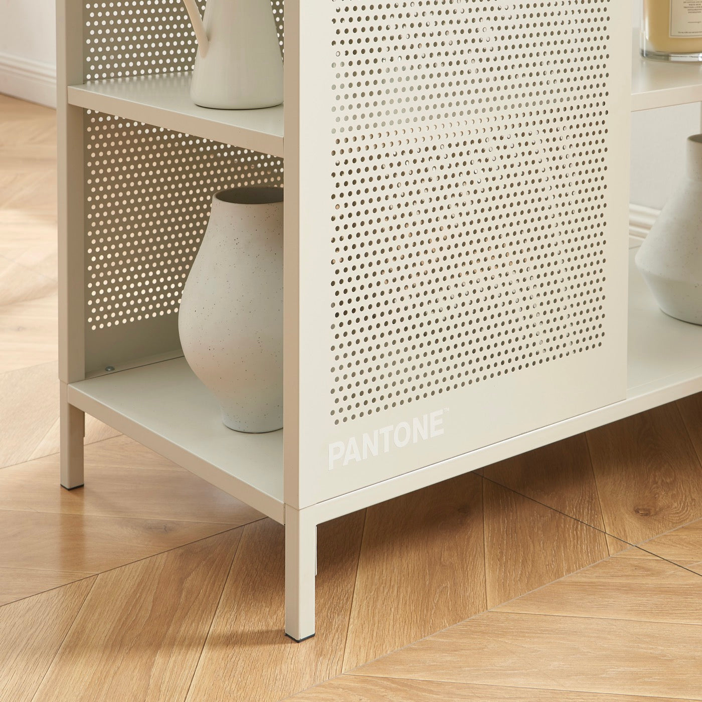 Bookcase - Metal - Sand Beige